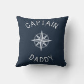 キャプテン・ダデ航海のィ・ネービー・ブルーネーム クッション (裏面)