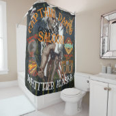 キャプテン・ダンのサロン・ホイッティエ・アラスカ シャワーカーテン (インサイチュ)