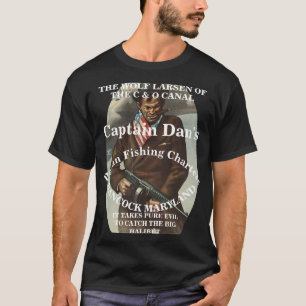 キャプテン・ダンC&O運河のオオカミ・ラーセン Tシャツ