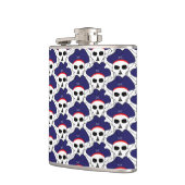 キャプテン&パイレーツスカル海賊旗/トレジャー フラスク (左)