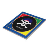 キャプテン&パイレーツフラグ-トレジャーアイランド/キッズ タイル (側面)