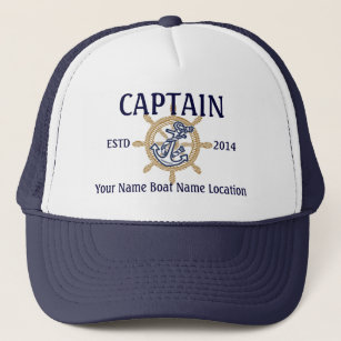 キャプテン・パーソナライズされたファースト・メイトが帽子を飛ばす キャップ