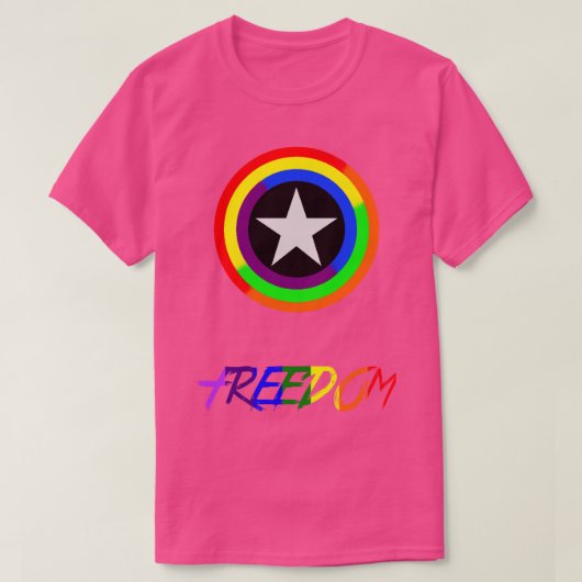 キャプテン・フリーダム Tシャツ (デザイン正面)