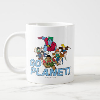 キャプテン・プラネットとプラネタイター – ゴー・プラネット! ジャンボコーヒーマグカップ