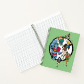 キャプテン・プラネットとプラネタイツ・サークルグラフィック ノートブック (内部)