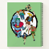 キャプテン・プラネットとプラネタイツ・サークルグラフィック ノートブック (裏面)
