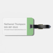 キャプテン・プラネットとプラネタイツ・サークルグラフィック ラゲッジタグ (裏面横)