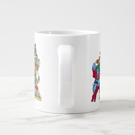 キャプテン・プラネットとプラネタイトグループのロゴグラフィック ジャンボコーヒーマグカップ (裏面)