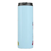 キャプテン・プラネットとプラネタイトグループのロゴグラフィック タンブラー (裏面)