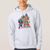 キャプテン・プラネットとプラネタイトグループのロゴグラフィック パーカ (正面)