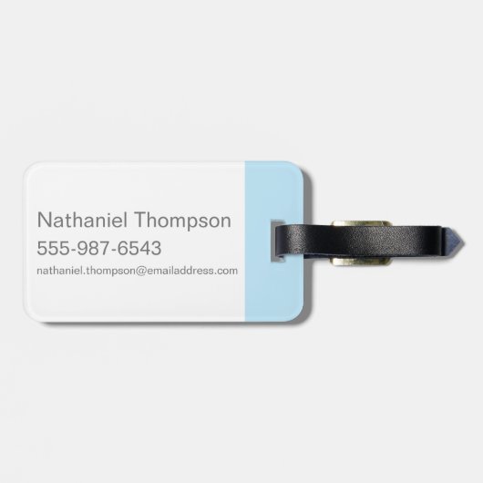 キャプテン・プラネットとプラネタイトグループのロゴグラフィック ラゲッジタグ (裏面横)