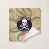 キャプテン・ママ – 深いに受け入れ バスタオルセット (ウォッシュタオル)