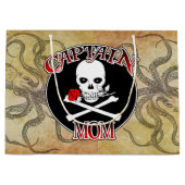 キャプテン・ママ – 深いに受け入れ ラージペーパーバッグ (正面)