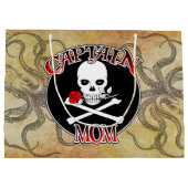 キャプテン・ママ – 深いに受け入れ ラージペーパーバッグ (裏面)