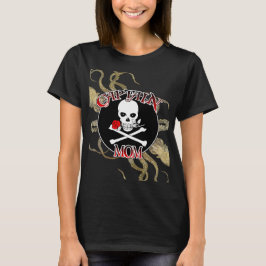 キャプテン・ママ – 深いに受け入れ Tシャツ