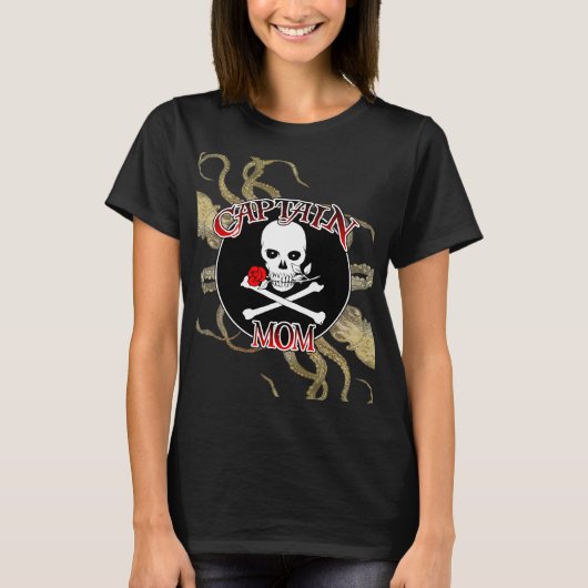 キャプテン・ママ – 深いに受け入れ Tシャツ (正面)