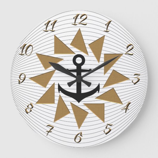キャプテン ラージ壁時計 (正面)