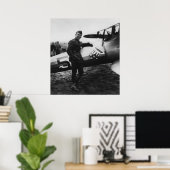 キャプテン・リクンバッカー ポスター (ホームオフィス)