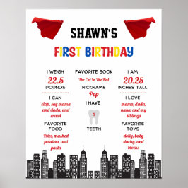 キャプテン・ワンダーパンツ1stバースデーマイルストーンポスター ポスター