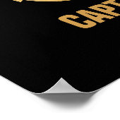 キャプテン、金ゴールドいかり ポスター (角)