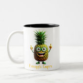 キャプテンPineBeardコーヒーマグ – Pineapple Empire ツートーンマグカップ (左)