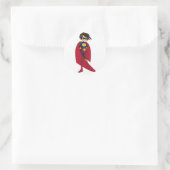 キャプドヒーローステッカー ラウンドシール (バッグ)