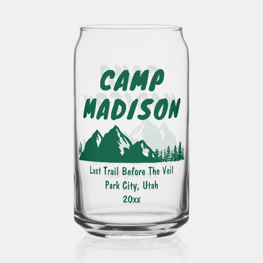 キャプパーソナライズされたンバチェロレッテギフト ガラス缶 (正面)