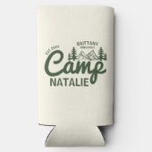 キャプパーソナライズされたンバッハバチェロレッテカスタム スリム缶クーラー (裏面)