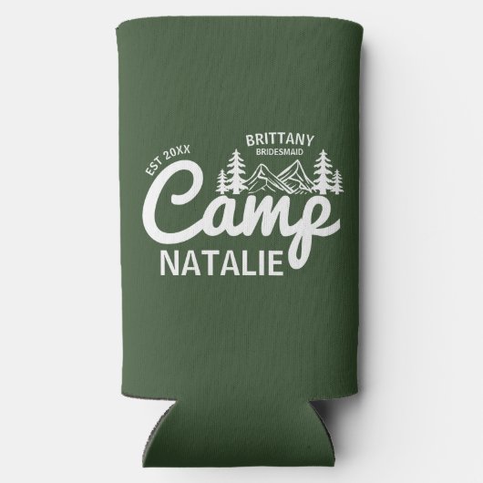 キャプパーソナライズされたンバッハバチェロレッテカスタム スリム缶クーラー (裏面)