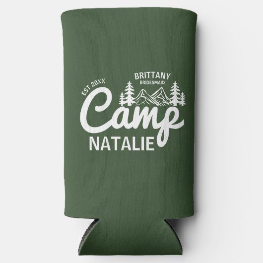 キャプパーソナライズされたンバッハバチェロレッテカスタム スリム缶クーラー (正面)