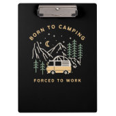 キャプ生まれン、強制労働 – レトロキャンパーバン クリップボード (正面)