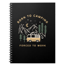 キャプ生まれン、強制労働 – レトロキャンパーバン ノートブック