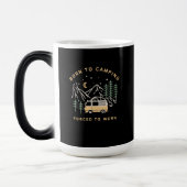 キャプ生まれン、強制労働 – レトロキャンパーバン モーフィングマグカップ (左)