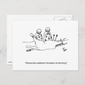 キャベおもしろいマンジレンマポストカード ポストカード (正面/裏面)