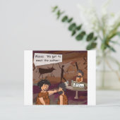 キャベおもしろいマン作家「作家に会う」 ポストカード (スタンド正面)