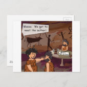 キャベおもしろいマン作家「作家に会う」 ポストカード (正面/裏面)