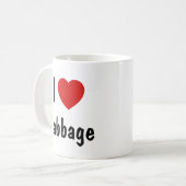 キャベツが大好き コーヒーマグカップ (正面左)