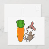 キャベツのウサギ（2）.PNG ポストカード (正面/裏面)