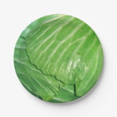 キャベツの頭 ペーパープレート (正面)