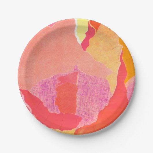 キャベツはIV上がりました ペーパープレート (正面)