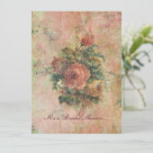 キャベツバラのブライダルシャワーの招待 招待状 (スタンド正面)