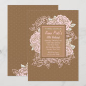 キャベツバラの招待状 招待状 (正面/裏面)