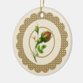 キャベツバラオーナメント セラミックオーナメント (左)