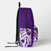 キャベツパターン プリントバックパック (左)