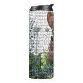 キャベツパッチに入ったウサギ タンブラー (回転左)