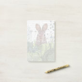 キャベツパッチに入ったウサギ ポストイット (デスク上)