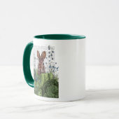 キャベツパッチに入ったウサギ マグカップ (正面左)