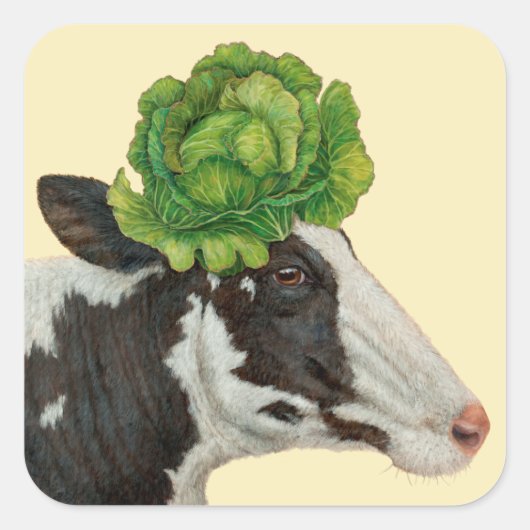 キャベツパッチドリーのシール スクエアシール (正面)
