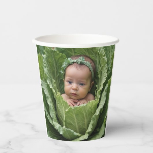 キャベツパッチベビー 紙コップ (正面)