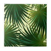 キャベツヤシの葉 タイル (正面)